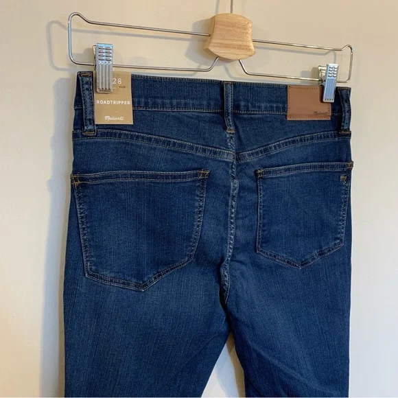NWT Madewell Roadtripper High Rise Skinny Jeans in Orson Wash, Size 28 - Picture 10 of 12